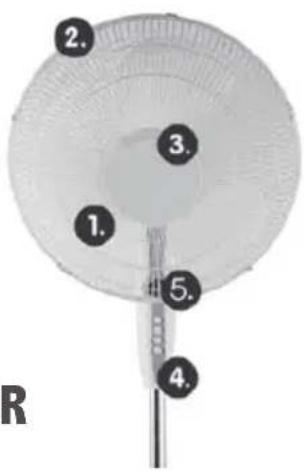 Royal Sovereign PFN40B - ASSEMBLAGE DU VENTILATEUR - 1