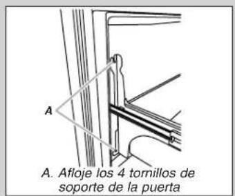 AMANA ABB1924WES - Cambio del sentido de aperture de las puertas (optional) - 5