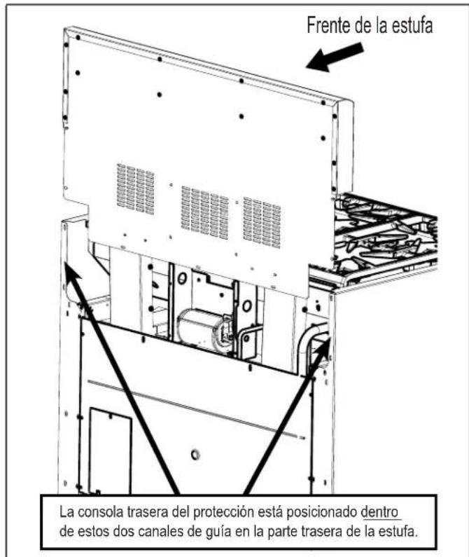 THERMADOR PRG486GDH - Paso 7: Instalación del protector trasero - 1