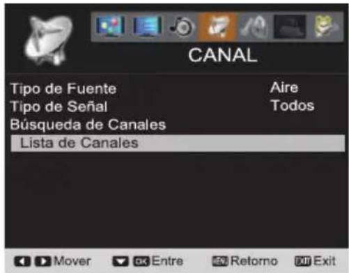 SANYO LCD42E40W - ADICION DE CANALES A LA LISTA DE CANALES - 1