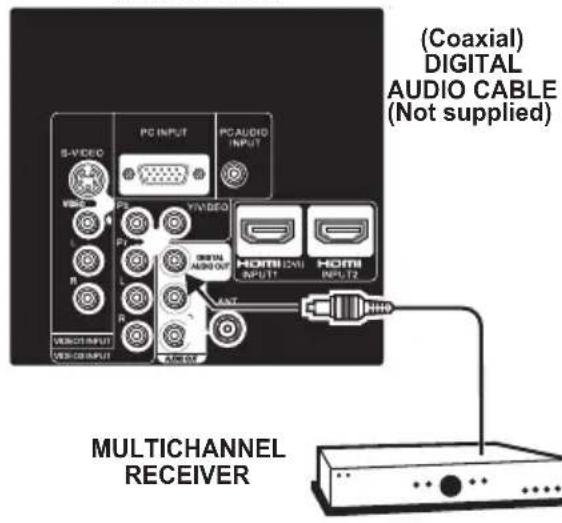 SANYO LCD42E40W - DIGITAL AUDIO - 1