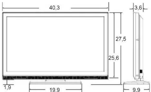 SANYO LCD42E40W - POSITIONNEMENT DU TÉLEVISEUR ACL HD - 1