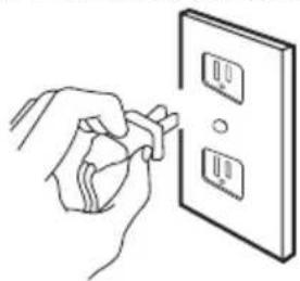 SANYO LCD42E40W - CONNEXION D'ALIMENTATION - 1