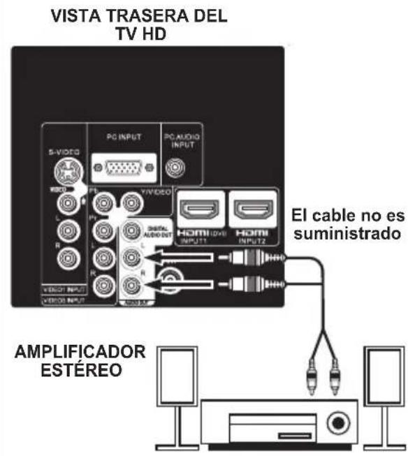 SANYO LCD42E40W - CONECTORES HEMBRA DE SALIDA DE AUDIO - 1