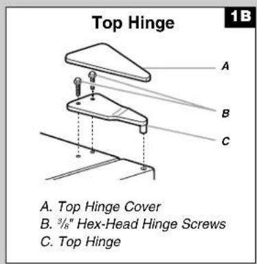 DANBY Designer DUF570WDD - Door Removal &amp; Replacement - 2