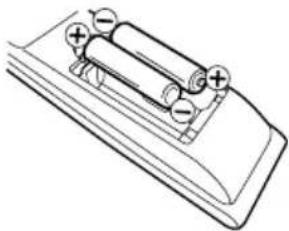 JVC LT32E710 - HOW TO INSTALL BATTERIES - 2