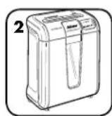 FELLOWES Powershred 84Ci - INSTALLATION DES ROULETTEs - 2