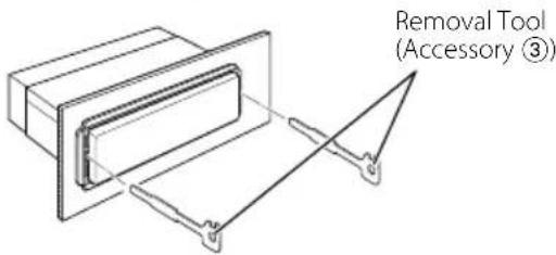 KENWOOD KVT514 - Removing the Unit - 1