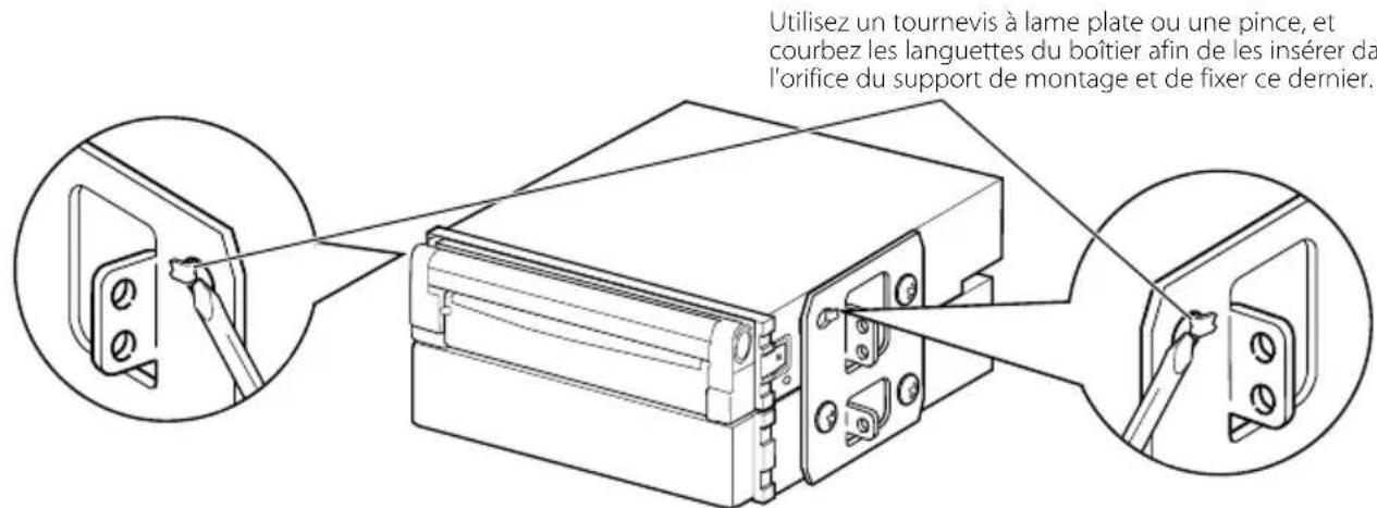 KENWOOD KVT514 - Pour enlever l'unité - 9
