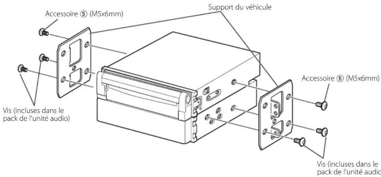 KENWOOD KVT514 - Pour enlever l'unité - 8