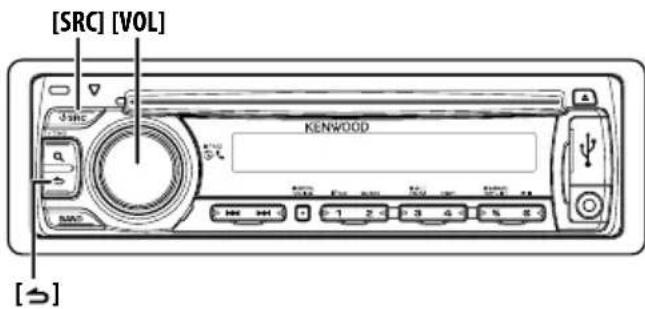 KENWOOD KDCBT645U - Ajustes de audio - 1