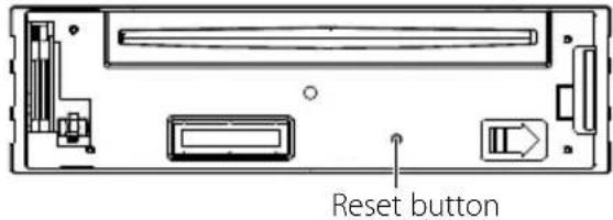 KENWOOD KDCBT645U - Press the Reset button and reattaching the faceplate. - 1