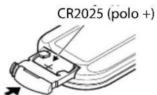 KENWOOD KDCBT645U - Cambio de la pila del mando a distancia - 2