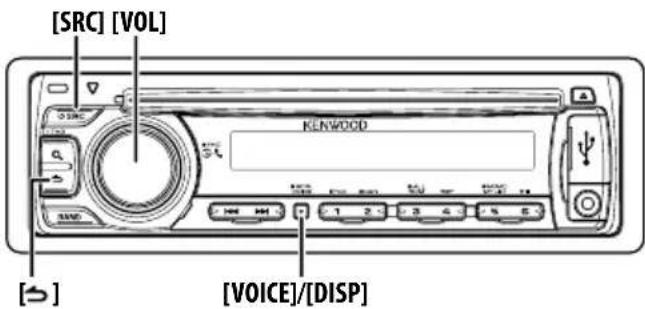 KENWOOD KDCBT645U - Ajustes de la visualización - 1