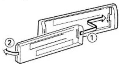 KENWOOD KDCBT645U - Colocacion de la placar frontal - 1