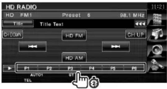 KENWOOD KTCHR200 - Mémoire manuelle - 2