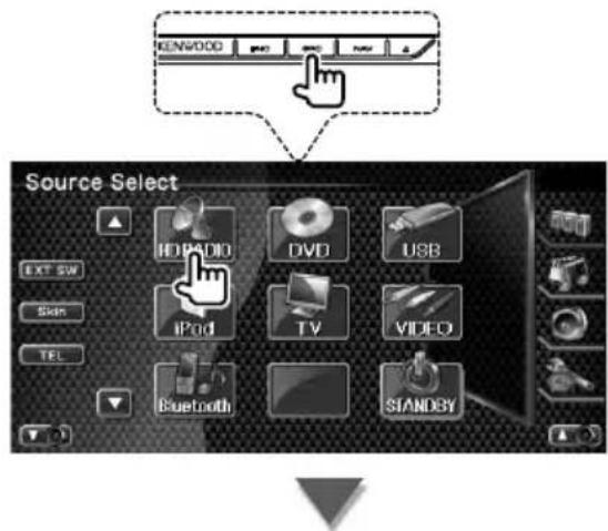 KENWOOD KTCHR200 - Funciones mientras se visualiza la pantalla de control - 1