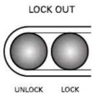 THERMADOR KBUDT4855E - To Lock and Unlock the Dispenser: - 1