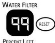 THERMADOR KBUDT4855E - Estado del filtró de agua - 1