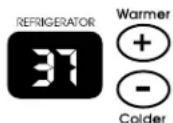 THERMADOR KBUDT4855E - To adjust set point temperatures: - 1