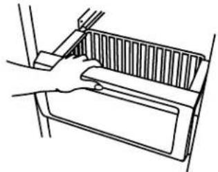 THERMADOR KBUDT4255E - Remove and Replace the Freezer Basket - 1