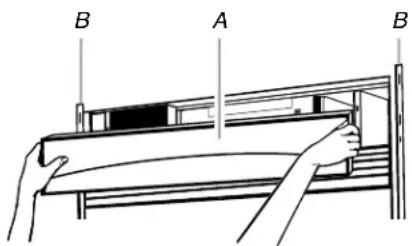 THERMADOR KBUDT4255E - Enlever la grille supérieure : - 1