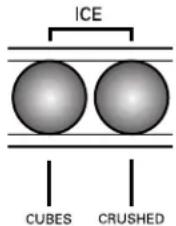 THERMADOR KBUDT4255E - Distribution de glaçons : - 1