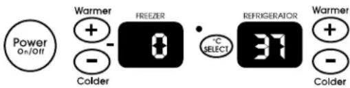 THERMADOR KBUDT4265E - Turning Refrigerator On and Viewing Set Points - 1