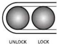 THERMADOR KBUDT4265E - To Lock and Unlock the Dispenser: - 1