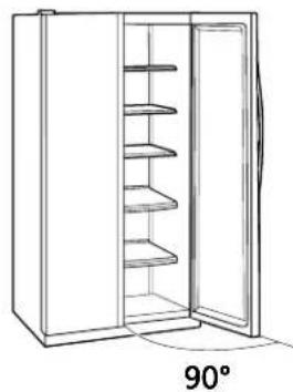 GE GSHS5KGXSS - REMOVE THE REFRIGERATOR DOOR (cont.) - 2
