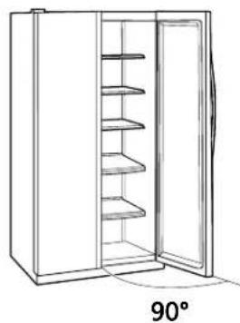 GE GSHS5KGXSS - ENLEVEZ LA PORTE DU COMPARTIMENT CONGÉLATION - 7