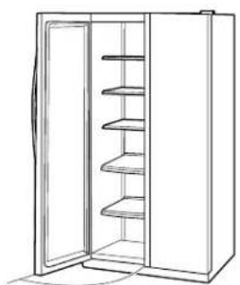 GE GSHS5KGXSS - REMOVE THE FREEZER DOOR - 3