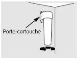 GE GSHS5KGXSS - Installation de la cartouche du filtre à eau - 2
