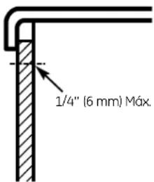 GE GSHS5KGXSS - Paneles de menos de 1/4" (6 mm) de espesor - 1