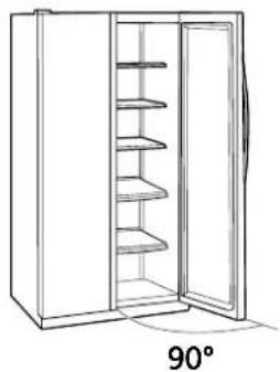 GE GSHS5KGXSS - REMUEVA LA PUERTA DEL REFRIGERADOR (cont.) - 2