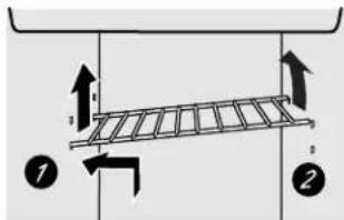 GE GSHS5KGXSS - Pour enlever ce type de clayette : - 1