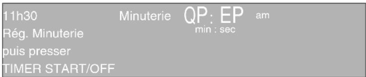 THERMADOR M301ES - Minuterie (Timer) Réglage de la minuterie - 1