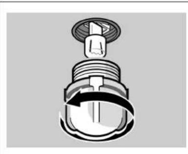 THERMADOR M301ES - Remplacement d'une ampoule à halogène située sur la voute du four : - 1