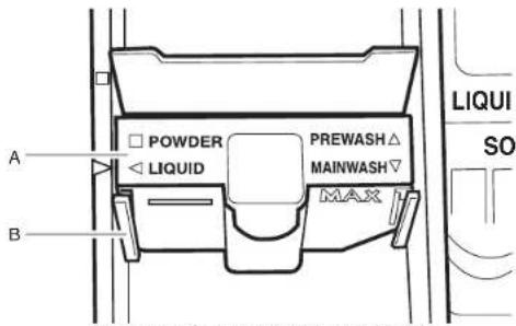 MAYTAG Epic MFW9800TK - Compartmento del detergente para el prelimado Oxi - 1