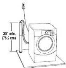 MAYTAG Epic MFW9800TK - Standpipe drain system - wall or floor (views A & B) - 2