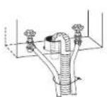 MAYTAG Epic MFW9800TK - Standpipe drain system - wall or floor (views A & B) - 1