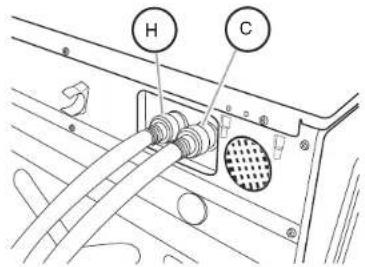 MAYTAG Epic MFW9800TK - Connect the Inlet Hoses - 1