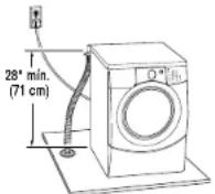 MAYTAG Epic MFW9800TK - Sistema de desague por el piso (vista D) - 2