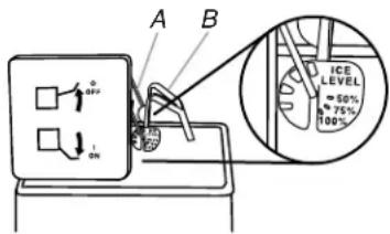 MAYTAG MTB1954EES - To Turn the Ice Maker On/Off: - 1