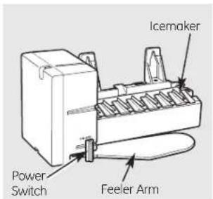 Icemaker Power Switch Feeler Arm