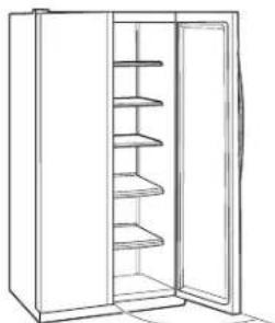 GE GSC22QGTBB - ⑧ ENLEVEZ LA PORTE DU COMPARTIMENT RÉFRIGÉRATION - 3