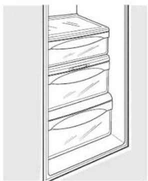 GE GSC22QGTBB - About the crispers and pans. - 1