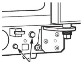 GE GSC22QGTBB - Pour ajuster les roulettes sur les modèles de les roulettes sur les modèles 23' (33 po de largeur) 25', 26', 27' et 29': - 2
