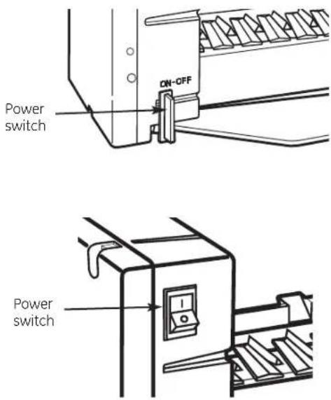 Power switch ON-OFF Power switch