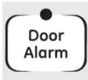 GE GSC22QGTBB - Door Alarm (Alarma de puerta) (en algunos modelos) - 1